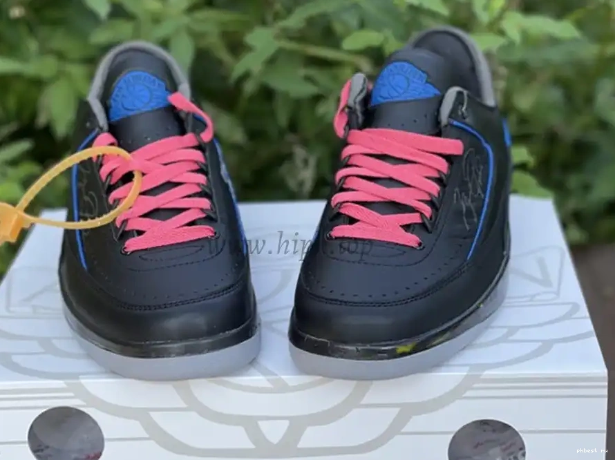 to blue Jordan ready PK OFF-WHITE Low ship God Air 2 x materials retail 0503